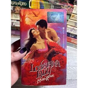 Louisiana Lady Myra Rowe Zebra Books 1986 Historical Romance Paperback 1st Print